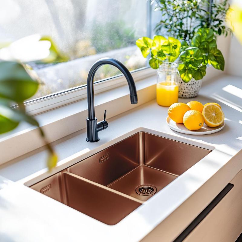 Pure.Sink Exclusivo Cupru 1,5 chiuveta dublă 18+34cm rază 10mm PEX183440-62