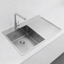 Pure.Sink Exclusivo Chiuveta din inox cu zona de scurgere 78x52 cm Tapwing stânga PEX4078LT-02