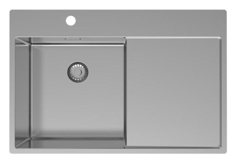 Pure.Sink Exclusivo Chiuveta din inox cu zona de scurgere 78x52 cm Tapwing stânga PEX4078LT-02