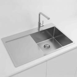 Pure.Sink Exclusivo Chiuvetă din inox cu zonă de scurgere 78x52 cm Tapwing dreapta PEX4078RT-02