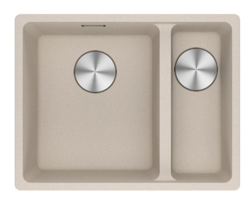 Franke Maris MRG 260-34-15 Fragranite Coffee cream chiuveta cu vas pe stânga pentru montare la nivel cu blatul 135.0725.670