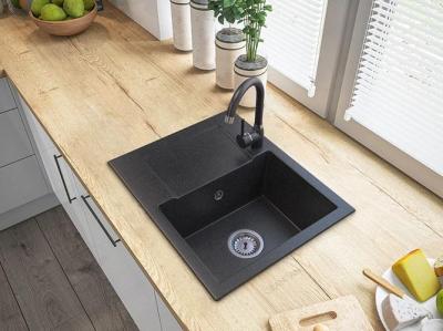 Graniteland Nex Chiuveta din granit cu aspect de piatră dură Arduin, cu zonă de scurgere 574x464 mm 1208971426