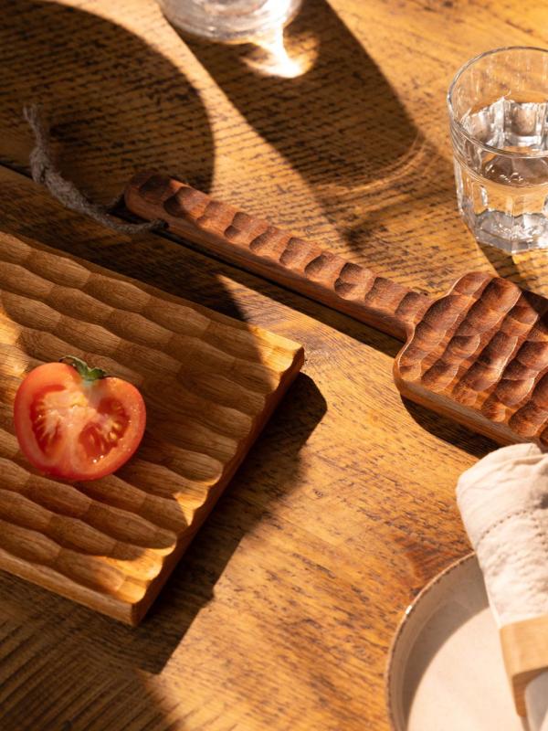 Dunele Woodsea Stejar - Tavă de servire din Stejar 70x10cm 1208971447