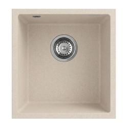 Graniteland Miniva Chiuvetă din granit Bej de sub blat 385x410 mm 1208971451