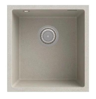 Graniteland Miniva Chiuvetă din granit Bej de sub blat 385x410 mm 1208971451