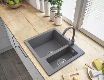 Graniteland Adda Chiuvetă de granit gri 1.5 Suprafață 600x495mm 1208971456