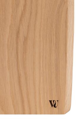 Woodsea Chop-Chop Oak S - Tocător de stejar 25x24cm cu mâner de piele 1208971539