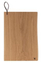 Woodsea Chop-Chop Oak M - Tăietor de stejar 35x24cm cu mâner de piele 1208971540