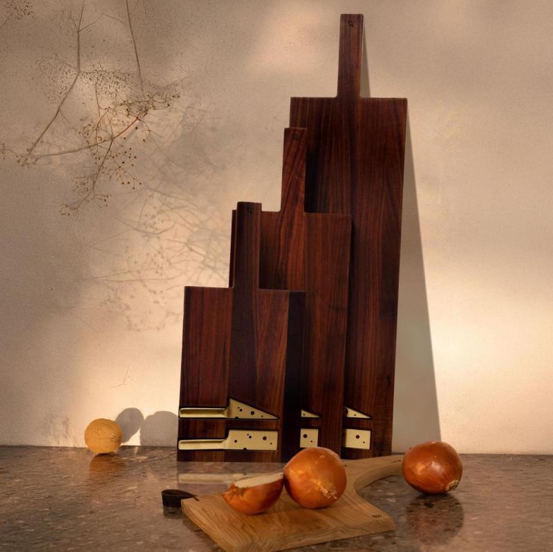 Woodsea Cheese Walnut S - Tavă de brânză din nuc 42x20cm 1208971558