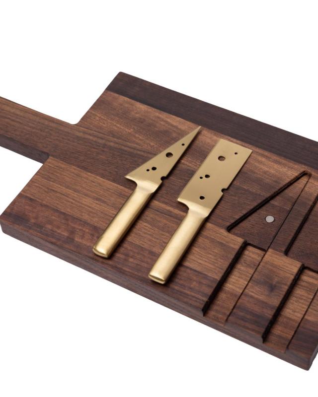 Woodsea Cheese Walnut M - Tăviță de brânză din nuc de 55x20cm 1208971559