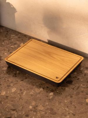 Woodsea Steak - Tăbliță de tăiat și servit Steak din lemn de stejar 270 × 195 mm 1208971568