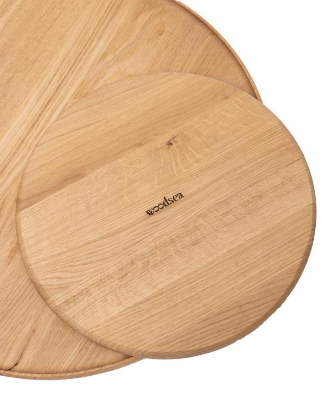 Tava de servire Woodsea L - Tava rotundă din stejar Ø45 cm 1208971588