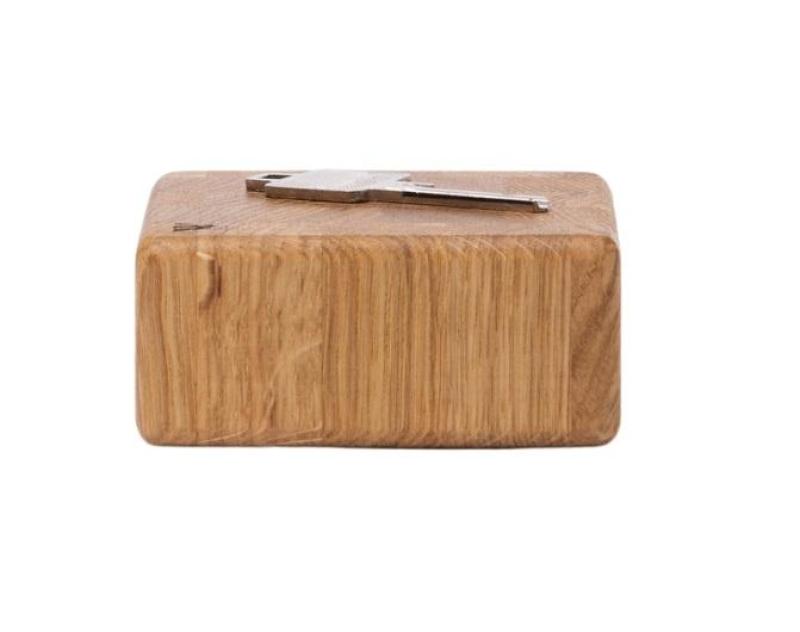 Woodsea End Grain Oak - Suport de chei din stejar 9x9 cm 1208971600