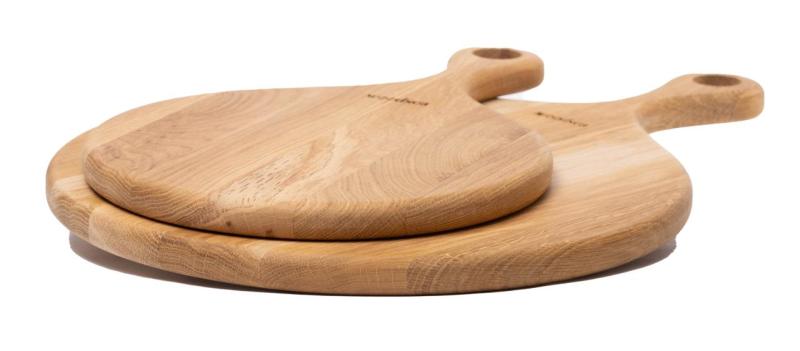 Woodsea Native M - Placă de pizza din stejar rotundă Ø35x2 cm 1208971612