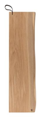 Woodsea Serving L - Tavă de servire din stejar 70x17 cm cu mâner de piele 1208971616