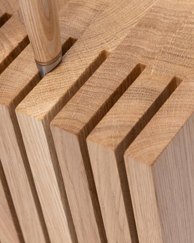 Woodsea Block Oak S - Suport de Cuțite din Stejar Bloc 13x8 cm 1208971617