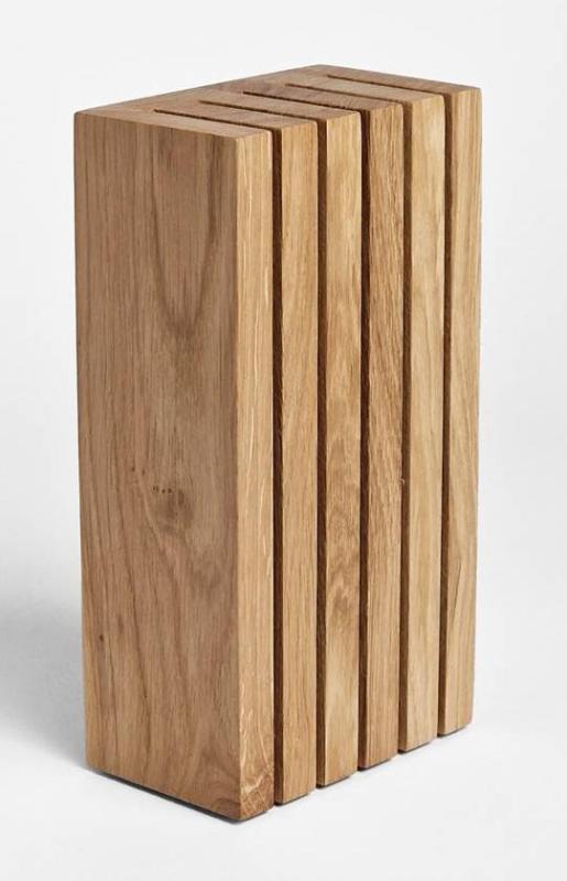 Woodsea Block Oak S - Suport de Cuțite din Stejar Bloc 13x8 cm 1208971617
