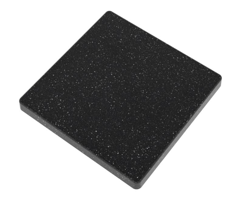 Graniteland Setă Granit negru ardezie Piatră dură Chiuvetă de suprafață 80x50 cm 1208971619