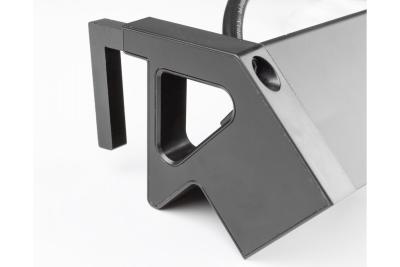 Priză mobilier Basco, 3 x priză cu împământare, USB A+C, cablu de 1,5m, negru cu montare