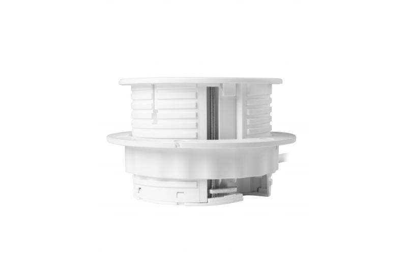 Priză de mobilier RONDO, 1xSHUKO, 1xUSB-A, 2xUSB-C, HDMI, cablu RJ45 1.5 m, alb