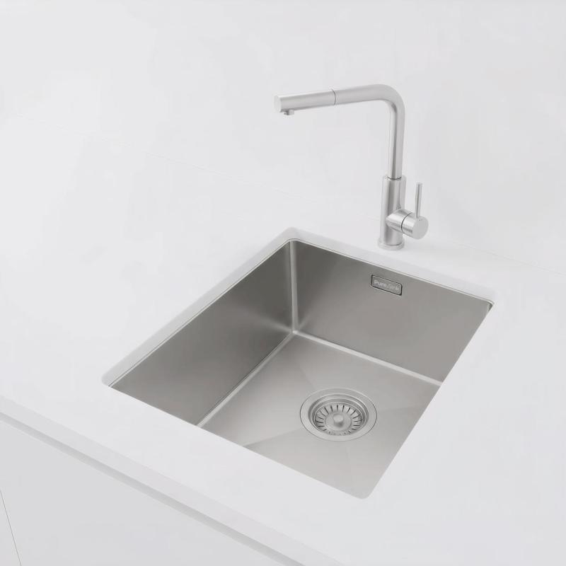 Pure.Sink Luxion chiuvetă din oțel inoxidabil 36x40 cm sub blat, încastrată și montată pe blat PLX3640-02