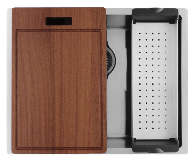 Pure.Sink Luxion Chiuvetă din oțel inoxidabil 50x40 cm pentru montare sub blat, încastrare și montare pe blat  PLX5040-02