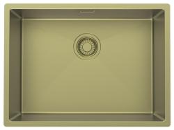 Pure.Sink Luxion Chiuvetă aurie 55x40 cm sub blat, încastrată și montată pe blat PLX5540-60