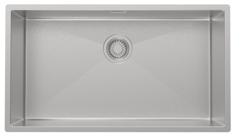 Pure.Sink Luxion Chiuvetă mare din oțel inoxidabil 74x40 cm pentru montare sub blat, încastrată sau montată pe blat PLX7440-02