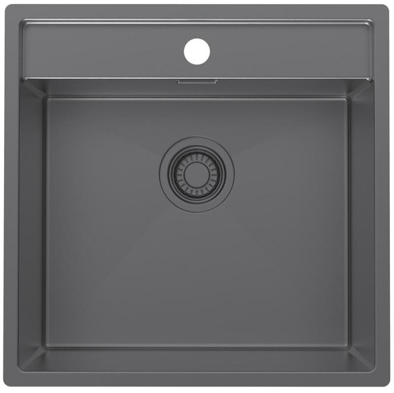 Pure.Sink Luxion Chiuvetă din metal 51x50 cm Tapwing cu orificiu pentru baterie PLX5150T-61