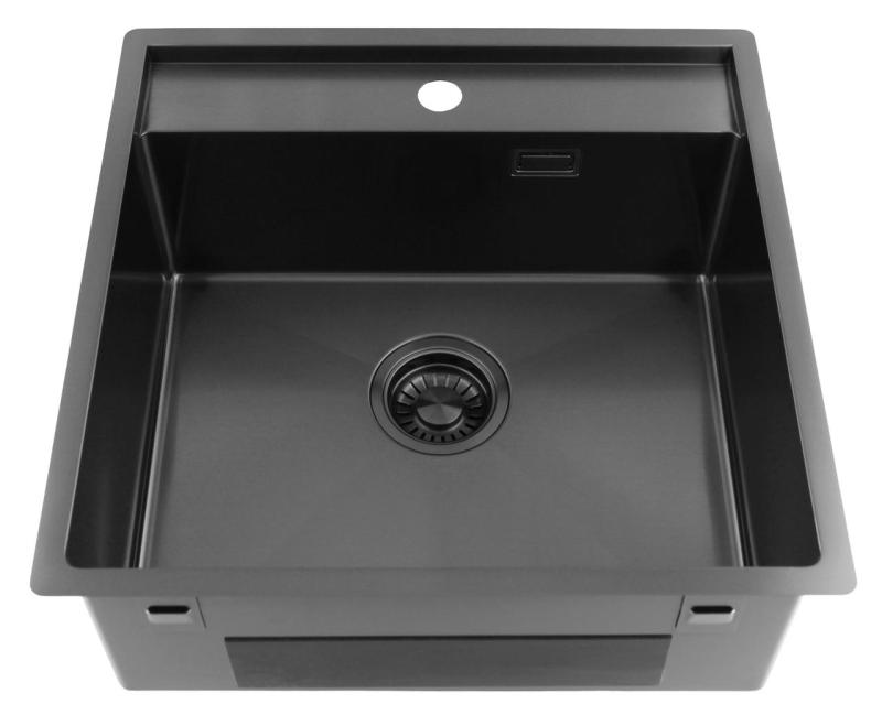 Pure.Sink Luxion Chiuvetă din metal 51x50 cm Tapwing cu orificiu pentru baterie PLX5150T-61