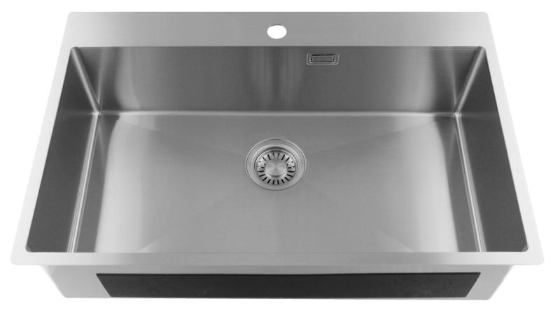 Pure.Sink Luxion Chiuvetă mare din oțel inoxidabil 78x50 cm Tapwing cu orificiu pentru baterie PLX7850T-02