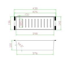 Pure.Sink Luxion Cădiță neagră pentru chiuvetă PLXCOL-63