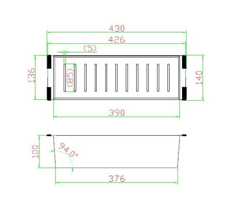 Pure.Sink Luxion Cădiță neagră pentru chiuvetă PLXCOL-63
