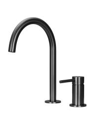 Pure.Sink Luxion Robinet de bucătărie cu 2 găuri, din metal, cu ieșire rotundă PLX2HR-61