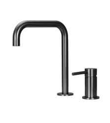 Pure.Sink Luxion Robinet de bucătărie cu 2 găuri, din metal, cu ieșire în formă de U PLX2HU-61