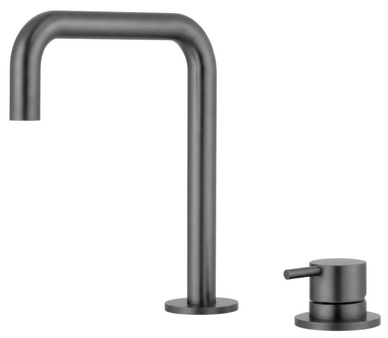 Pure.Sink Luxion Robinet de bucătărie cu 2 găuri, din metal, cu ieșire în formă de U PLX2HU-61