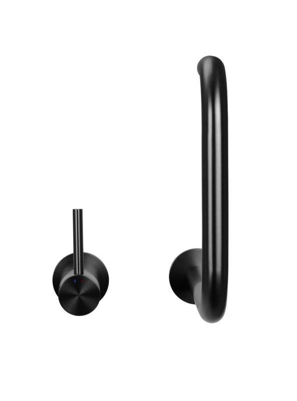 Pure.Sink Luxion Robinet de bucătărie cu 2 găuri, din metal, cu ieșire în formă de U PLX2HU-61