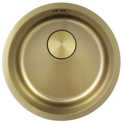 Pure.Sink Rondo Chiuvetă Rotundă Aurie montare la nivel, submontare și supramontare 38 cm PRN38-60