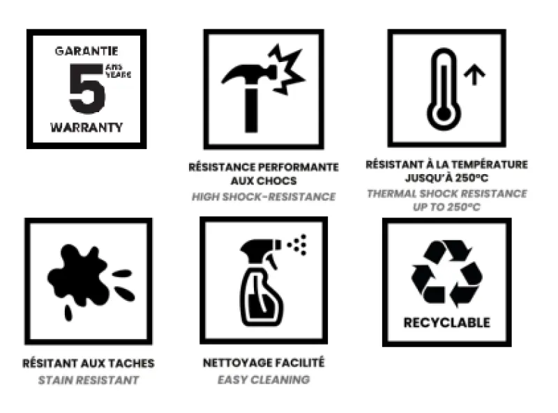 Ausmann Fibra neagră, chiuvetă mare de 70x40cm pentru montare sub blat, suprafață și la nivel cu blatul, cu dop automat de cupru 1208971863