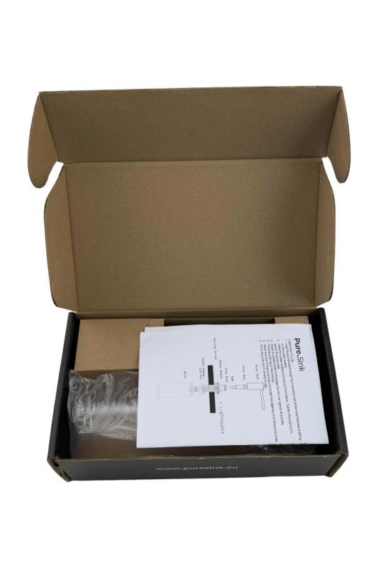 Dozator de săpun încorporabil Pure.Sink Elite Steel Shine PVD cupru, reumplutabil de sus PS9010-62