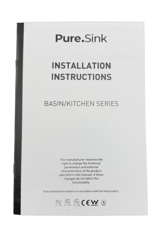 Baterie de bucatarie Pure.Sink Elite Steel Pulse-S cu finisaj negru mat, cu gura extensibila si functie de pulverizare PS8500-10