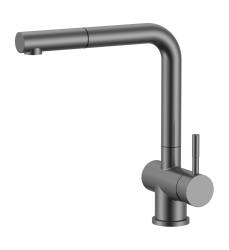 Pure.Sink Elite Steel Pulse-S robinet de bucătărie PVD gun metal cu duză extensibilă și mod de pulverizare PS8500-61