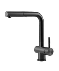 Pure.Sink Elite Steel Pulse-S robinet de bucătărie PVD gun metal cu duză extensibilă și mod de pulverizare PS8500-61