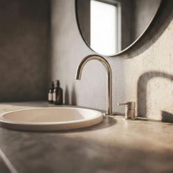 MURO TUA Robinet pentru chiuvetă cu 2 găuri, cromat, cu ieșire rotundă 1208972104