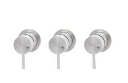 MURO TUA baterie de perete cu 2 robinete de închidere crom M1.B34.R.CR