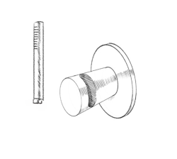 MURO TUA Set de duș de mână Slim complet cu racord de perete crom M1.BA1.S.CR