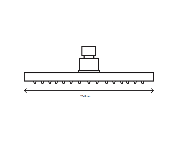 MURO TUA duș cap 250 mm Crom M1.BA2.M.CR