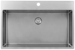Pure.Sink Exclusivo Chiuvetă mare din oțel inoxidabil 75x40cm Tapwing cu orificiu pentru robinet PEX7540T-02