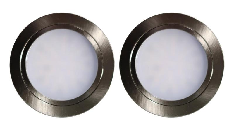 Indux Luma Set mic de spoturi LED Multi Tone pentru bucătărie încastrată, aspect inox 1208972326