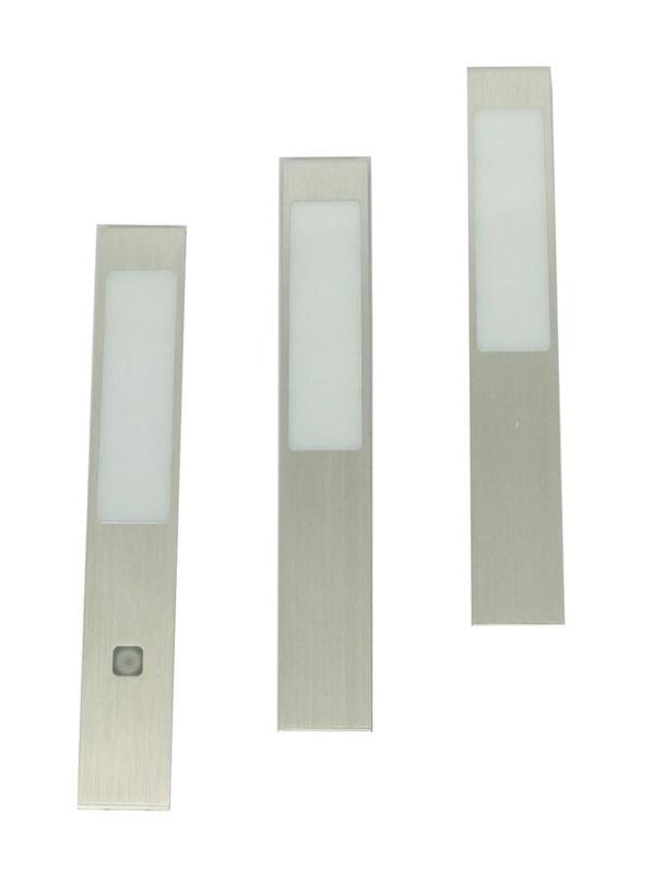 Indux Nex Set LED pentru bucătărie 3x3 W cu comutator tactil integrat Aluminiu 1208972335